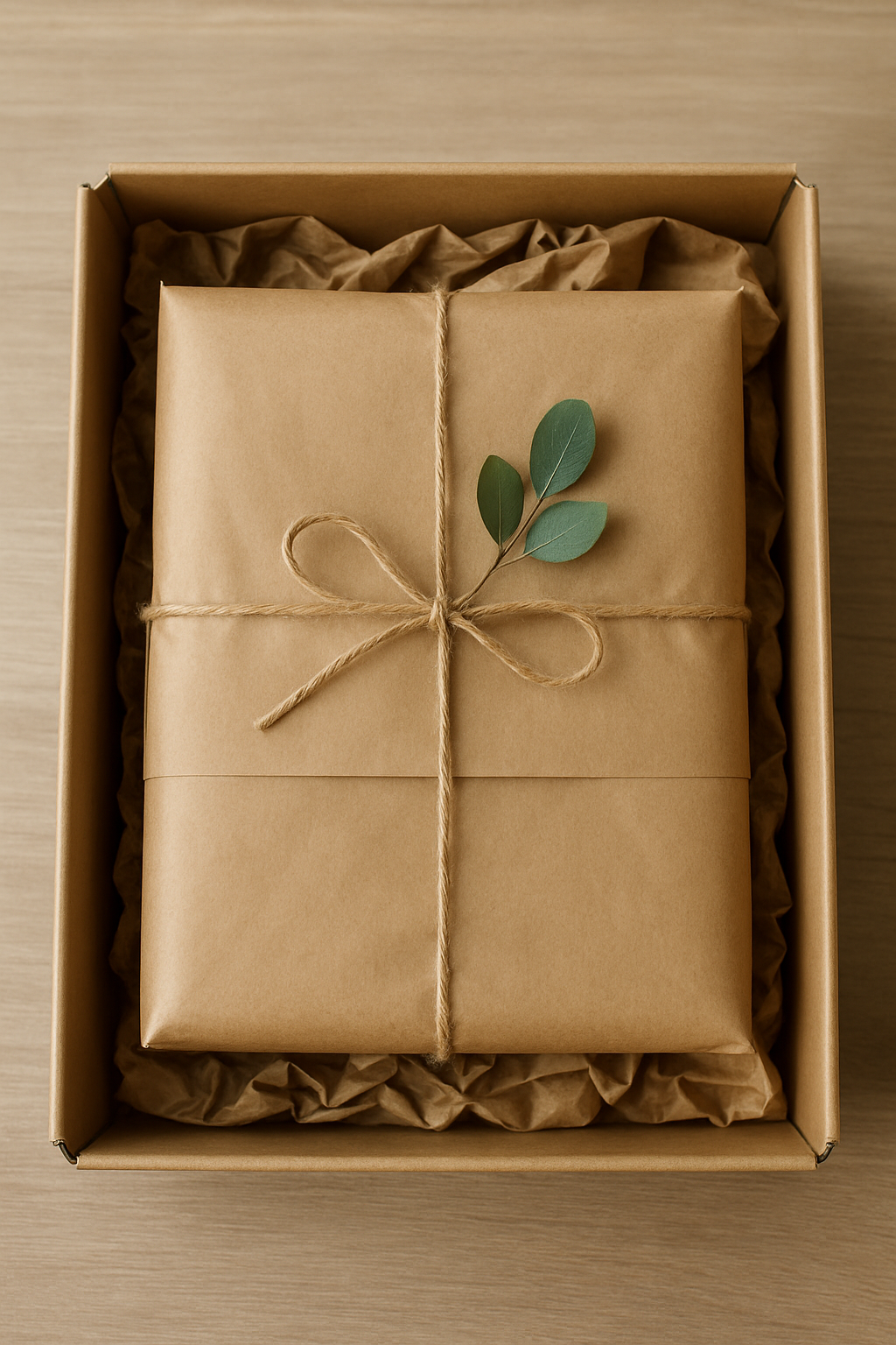 Botanical hand painted wooden slices